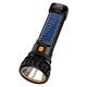 Lampe de poche led multifonction solaire/rechargeable de 1000 lumens, avec lumière stroboscopique