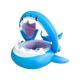 Bébé Flotteur Pvc Piscine Toddler Floaties Avec Auvent Gonflable Requin Infantile Piscine Flotteur