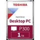 Disque dur interne 8.9 cm (3.5) Toshiba P300 1 tb sata iii HDWD110UZSVA vrac