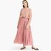 J. Crew Skirts | J. Crew Petite Point Sur Crinkled Maxi Skirt 00 Petite | Color: Pink | Size: 00p