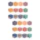 Vaguelly 24 Pcs Embossed Soft Building Blocks Baby Bath Toy Bath Toys Color Sorting Blocks Rainbow Building Blocks Baby Blocks Squeeze Stacking Blocks Baby Toy Take a Bath Vinyl Toddler