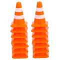 FAVOMOTO 84 Pcs Roadblock Sand Table Model Kids Road Cones Traffic Sign Toys Table Decor Baseballs Mini Cones Road Cone Toys Simulation Roadblock Road Cone Toy for Kids Cell The Sign String