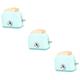 Totority 3pcs Bread Machine Toys Kitchen Utensils Kitchen Gear Bread Maker Machine Toasters Kitchen Play House Toy Pop up Toast Toy Play Toaster Kids Toaster Plastic Large Toy Set Child