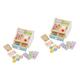 UPKOCH 2 Sets Cash Register Toy Play Money Toy Pretend Play Toy for Kids Money Register Toy Table Play Market Pretend Play Toy Pretend Barcode Scanner Toys Child Tool Table Wooden Puzzle