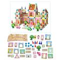 ibasenice 128pcs Children's House Puzzle Toys Furniture Puzzles Wooden Dollhouse Making Dollhouse Craft Diy Miniature House Diy Modern Dollhouse Diy Wooden Ornament Doll House