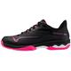 Mizuno Wave Exceed Light 2 Ac Women Sneaker, Black-Pink Tetra, 5 UK