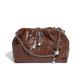 PU Leather Chain Bag for Women Small Purse and Handbag Satchel Handbags Crossbody Shoulder Bag with Chain Strap (A)