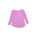 Millie Loves Lily Long Sleeve Top Pink Crew Neck Tops - Kids Girl's Size 5