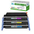 InkJello Remanufactured Toner Cartridge Replacement for HP Colour LaserJet 4600 4600dn 4600dtn 4600hdn 4600n 4610n 4650 4650dn 4650dtn 4650hdn 4650n C9721A/2A/3A (C/M/Y, 3-Pack)