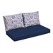 Latitude Run® 3 - Piece Outdoor Seat/Back Cushion Polyester | 5 H x 48 W x 43 D in | Wayfair F12AA4B8508A4C8D93546155D1E5ABF4