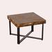 17 Stories Wagley Coffee Table Wood/Metal in Black/Brown/Gray | 19.69 H x 31.3 W x 31.3 D in | Wayfair DEA38F435B774A46B1B24158C3B93A9B