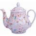 European Style Ceramic Teapot Coffee Pot Water Pot Porcelain Vintage Gift Tea Pot
