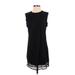 Athleta Casual Dress - Shift: Black Solid Dresses - Women's Size X-Small