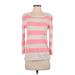 Gap Outlet 3/4 Sleeve T-Shirt: Pink Print Tops - Women's Size X-Small