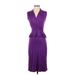 Sun & Sway Casual Dress - Wrap: Purple Dresses - Women's Size X-Small