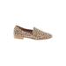 Dolce Vita Flats: Slip On Stacked Heel Boho Chic Tan Shoes - Women's Size 6 - Almond Toe