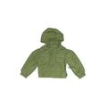 Old Navy Fleece Jacket: Green Solid Jackets & Outerwear - Size 3Toddler