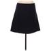 Tory Burch Casual A-Line Skirt Knee Length: Blue Solid Bottoms - Women's Size 8