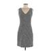 Banana Republic Casual Dress - Sheath: Gray Tweed Dresses - Women's Size 6