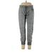 Victoria's Secret Pink Sweatpants - Mid/Reg Rise: Gray Activewear - Women's Size Large