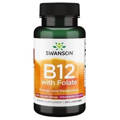 Swanson Vitamin B12 mit Folsäure 250 St