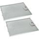 2x Filter Metallfettfilter Dauerfilter kompatibel mit Neff D8002N0GB/01, D8012N0GB/01, D8602J0/01,