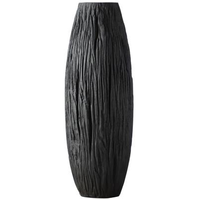 Signes Grimalt - Dekorationsvase Dekorative Vase Schwarze Tabletts 16x16x46cm 27083 - Negro