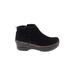 Dansko Ankle Boots: Black Solid Shoes - Women's Size 37 - Round Toe