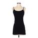 Active Basic Casual Dress - Mini Scoop Neck Sleeveless: Black Print Dresses - Women's Size Small