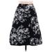 H&M Casual Skirt: Black Print Bottoms - Women's Size 6