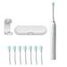 Electric Toothbrush High Power Rechargeable Toothbrushes with 8 Brush Heads for Adults and Kids 15 Adjustable Modes Built-in 2-Minute Smart Timer 4 Hours Fast Charge