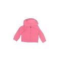 Primary Clothing Zip Up Hoodie: Pink Print Tops - Size 6-12 Month