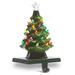 RAZ Imports 55080 - 8.5" Vintage Green Lighted Tree Stocking Holder (4319175) Christmas Tree Stocking Ornament