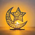 Ramadan eid mubarak lumières led en bois veilleuse décoration lampe étoile lune lumière islamique festival musulman décorations pour la maison