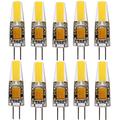 10pcs g4 t3 cob1505 4w 400lm led bi-pin ampoule pour plafonniers plafonniers rv bateaux éclairage extérieur 40w équivalent halogène blanc chaud blanc froid ac / dc12 ~ 24v