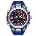 Montres militaires SMAEL pour hommes Marque SMAEL 1921 Zone de temps double Étanche 50M Montres de sport