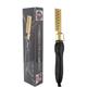 2 en 1 peigne chaud lisseur fers plats défrisage humide sec double usage brosse électrique chauffage peigne cheveux raides styler cheveux bigoudi