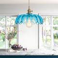 Pendentif LED moderne lampe de chevet en métal verre salle à manger bar métal galvanisé cordon réglable 110-240 v