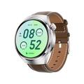 montre intelligente gt4 pro 1,54 écran amoled hd sport appel bluetooth nfc boussole gps hommes femmes affaires étanche smartwatch tracker d'activité compatible avec android ios