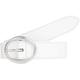 Calvin Klein Jeans Damen Gürtel Classic Round Lthr Belt25Mm aus Leder, Weiß (Bright White), 105 cm