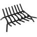 Costway 18 inch Fireplace Log Grate Heavy Duty Steel Firewood Burning Rack Holder