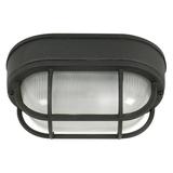 Z396-TB-Craftmade Lighting-1 Light Small Oval Outdoor Flush Mount In Coastal Style-4 Inches Tall and 9 Inches Wide