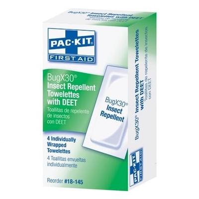 BUGX 18-145 Insect Repellent,Pad,0.28 oz.,DEET