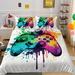 3Piece Bedding Sets Gaming Comforter Cover Set for Boys Twin Soft Lightweight Duvet Cover Set Quilt Cover 1Quilt Cover+2Pillowcase