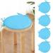 Pengzhipp Seat Cushions Round Garden Chair Pads Seat For Outdoor Bistros Stool Patio Dining Room Non-Slip Backing Home Textiles Blue