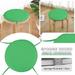 Pengzhipp Seat Cushions Round Garden Chair Pads Seat For Outdoor Bistros Stool Patio Dining Room Four Ropes Non-Slip Backing Home Textiles Green