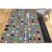 Banksy Dot Painter Rug Saloon Rugs Banksy Rug Dot Painter Rug Cute Rug Abstract Rugs Banksy Colorful Dot Rugs Graffiti Rug 5.9 x9.2 - 180x280 cm