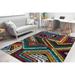 Trendy Rug Minimal Shapes Rug Ethnic Rug Geometric Rug Car Mat Bathroom Rug Entry Rug Gift Rug Colorful Rug Modern Rug Printed Rug 2.6 x9.2 - 80x280 cm