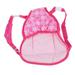 Etereauty Doll Carrier Sling Front Baby Bags Carrying Backpack Storage Accessories Wrap Portable Pink