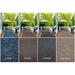 Indoor - Outdoor Area Rug Runners. Great For Covering Decks Balconies Patios Etc. Multiple Colors (6 X 8 Gunmetal)